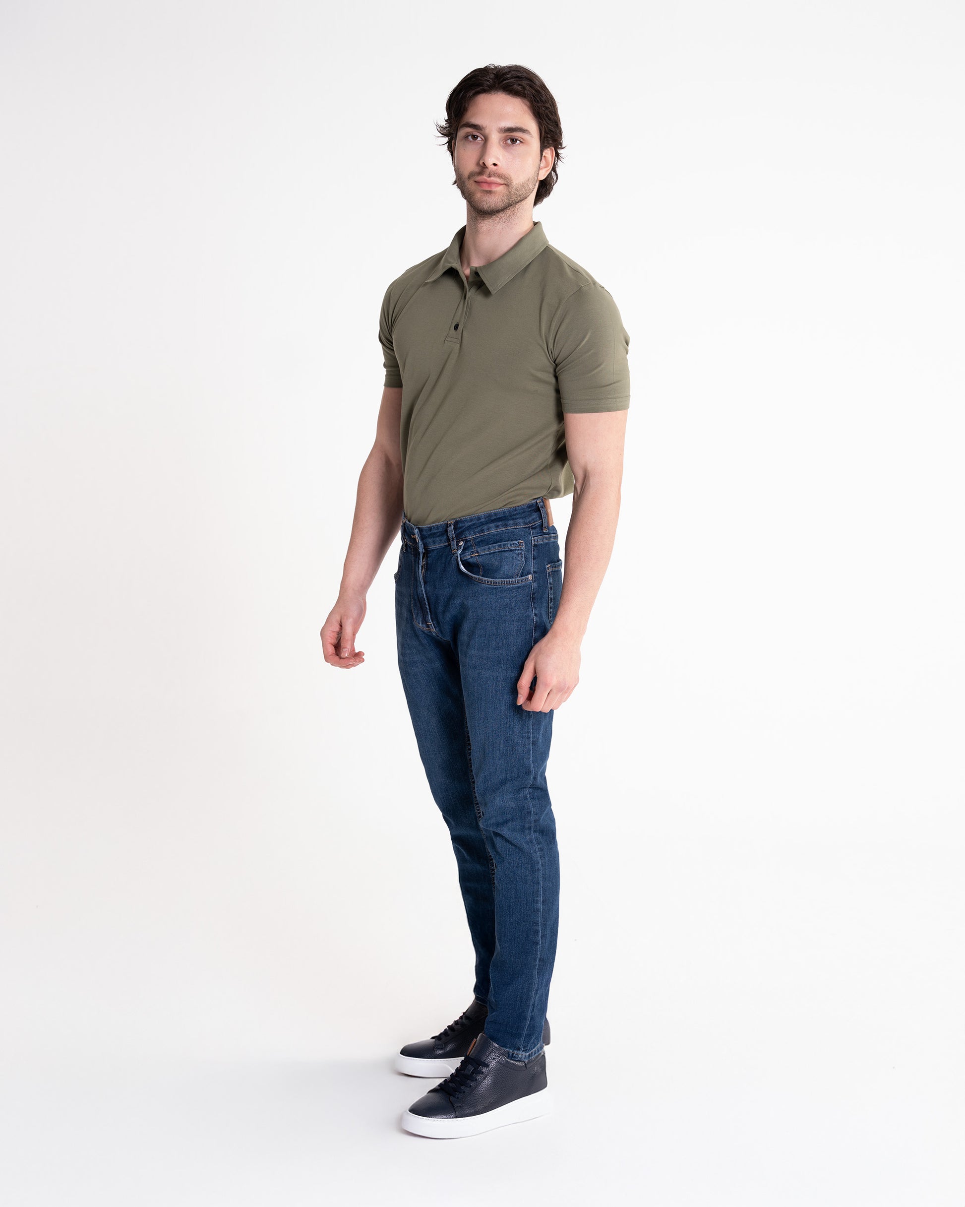 Lacivert Comfort Fit Kot Pantolon