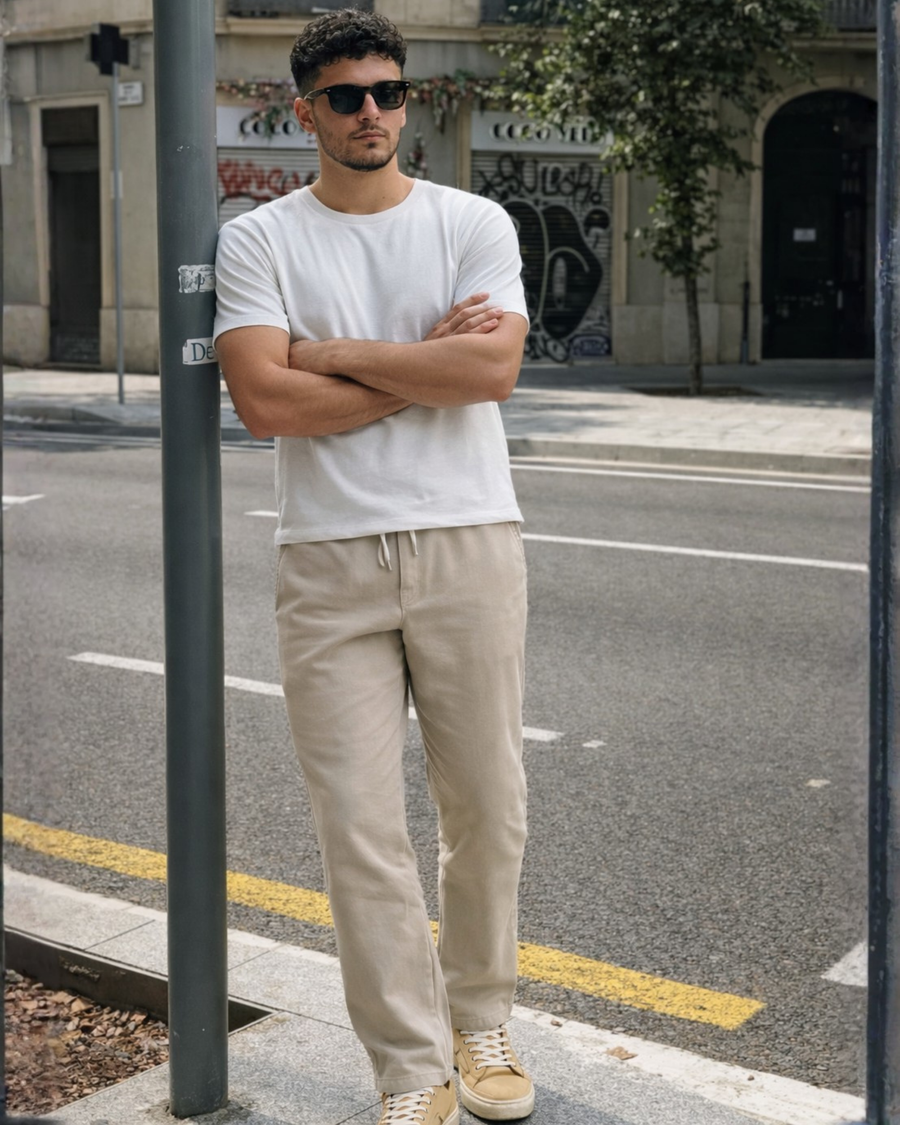 Açık Tonlarda Yaz Kombini