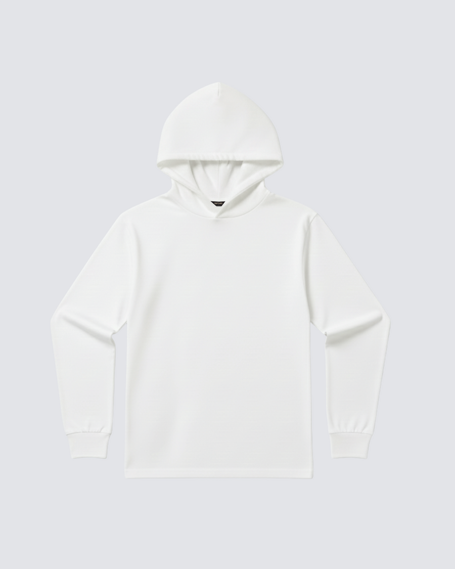 Ekru Kapüşonlu Sweatshirt