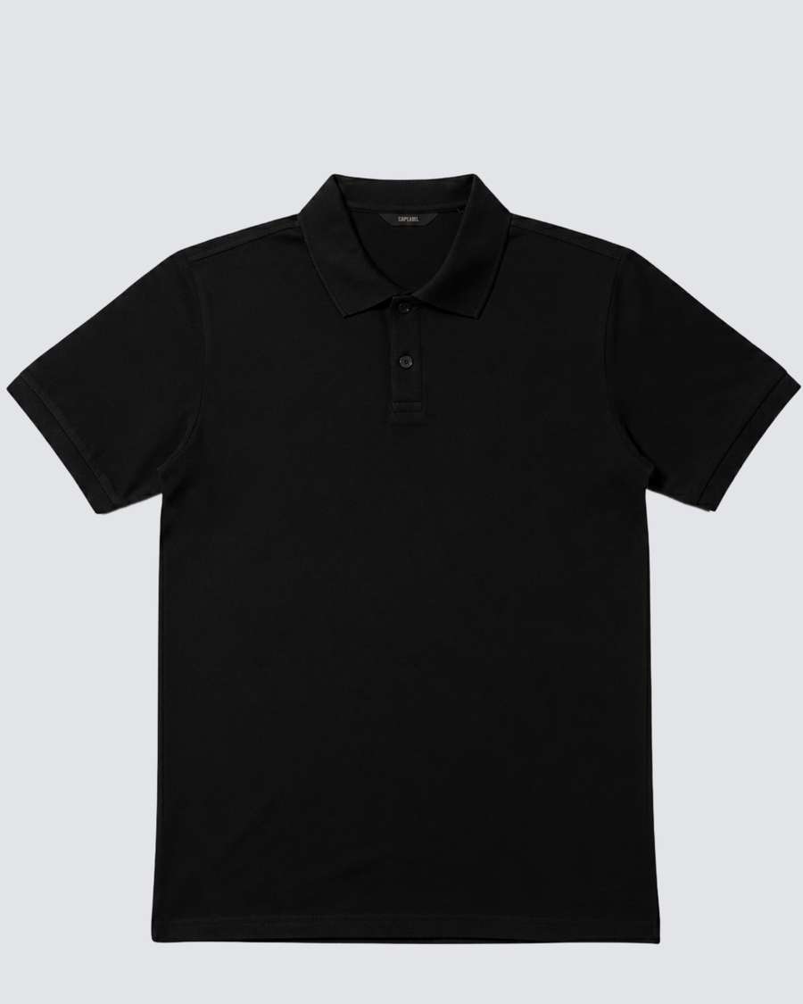 Qara Polo Yaxa Köynək