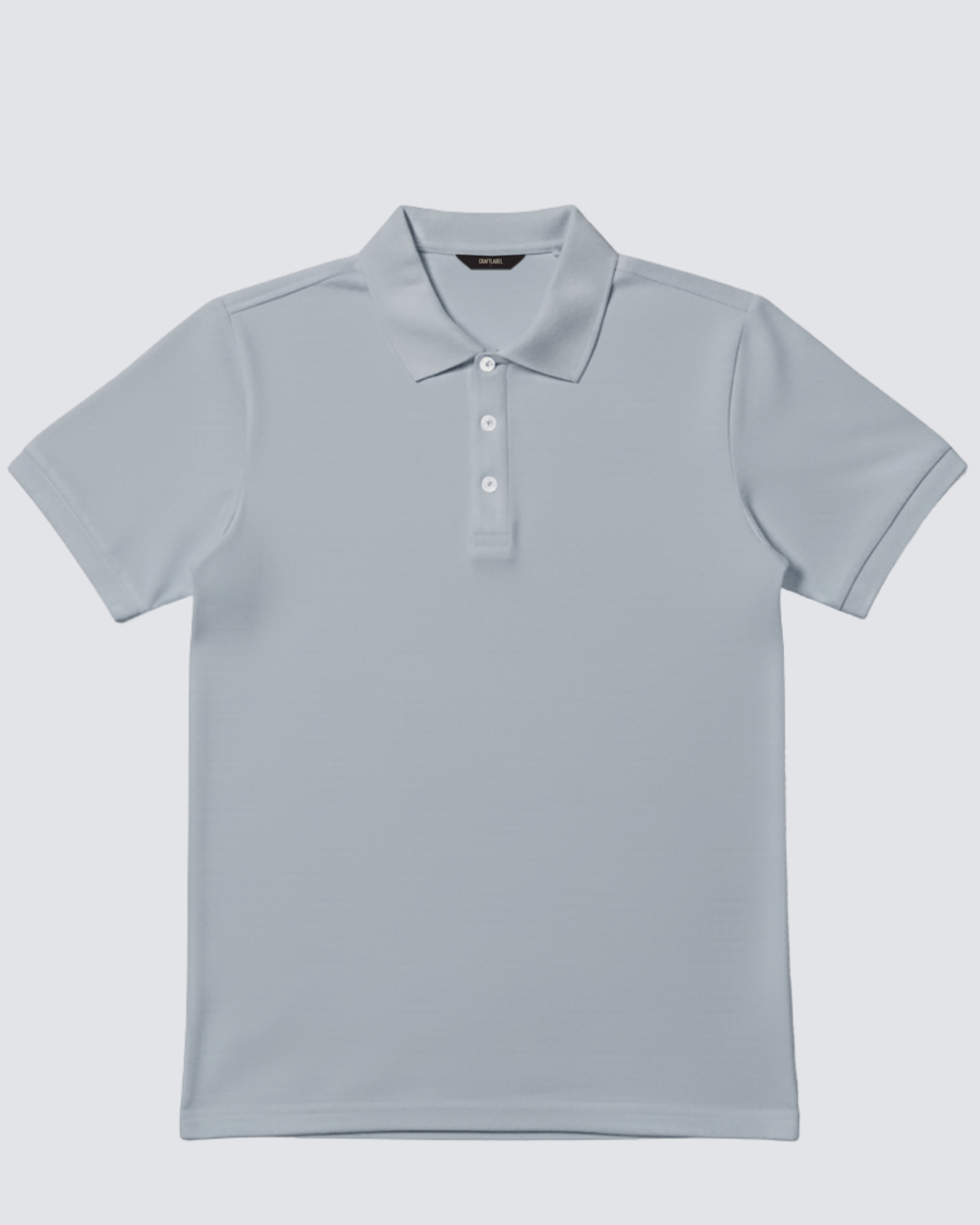 Gri Polo Yaka Tişört