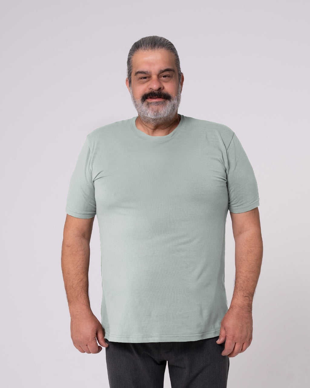 Mint Bisiklet Yaka Tişört