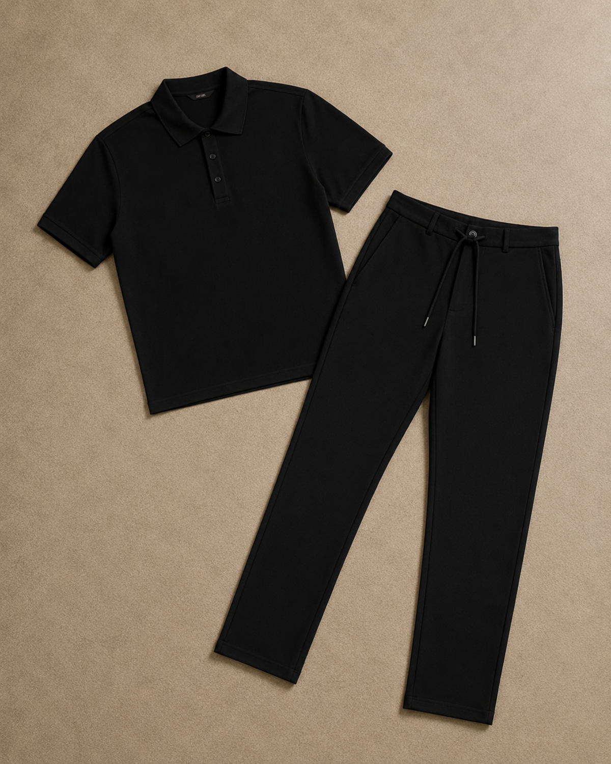 Monokrom Polo Yaka Kombin