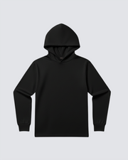 Siyah Kapüşonlu Sweatshirt