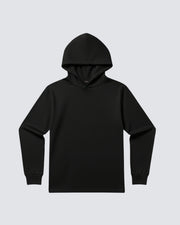 Siyah Kapüşonlu Sweatshirt