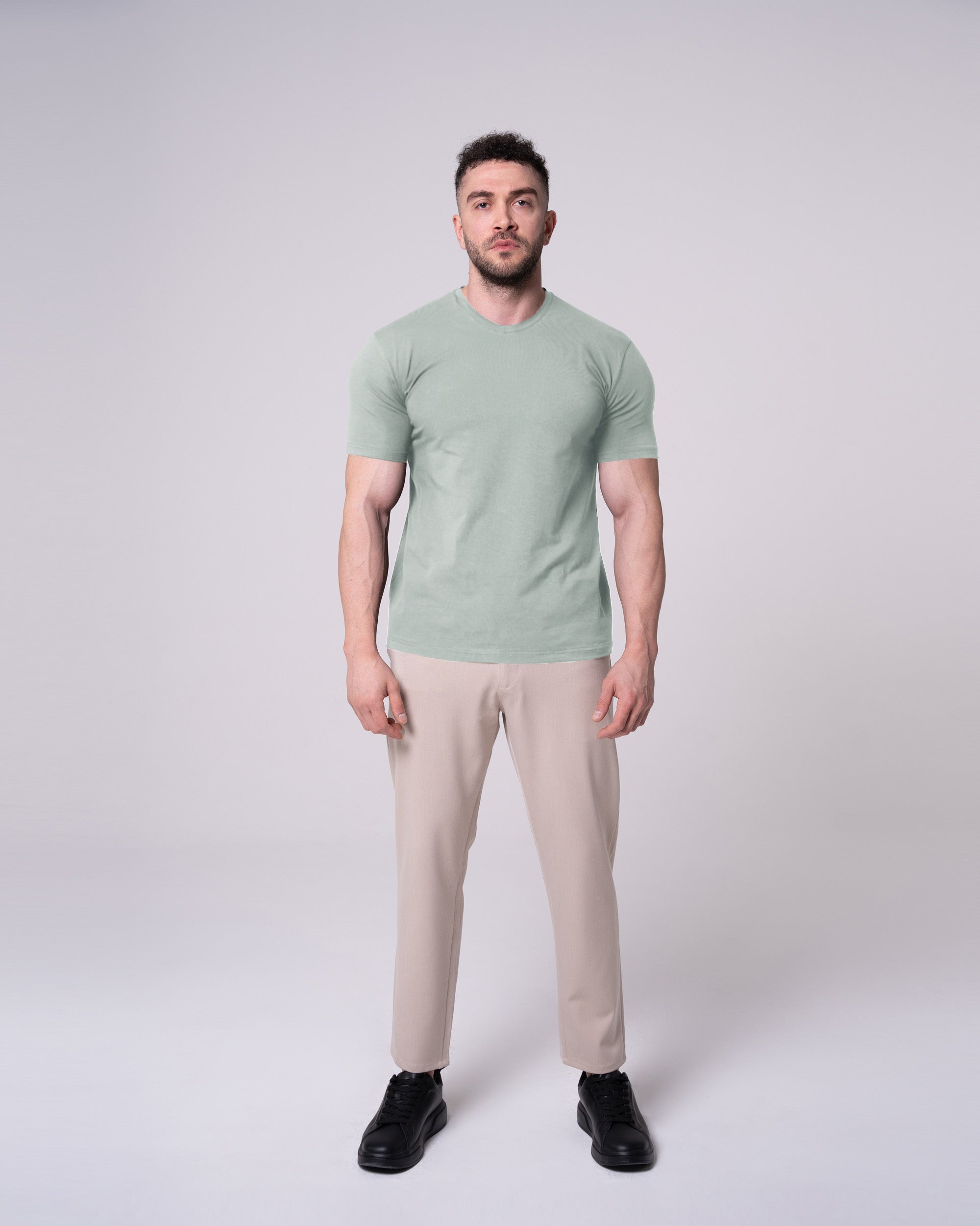 Mint Bisiklet Yaka Tişört Craftlabel