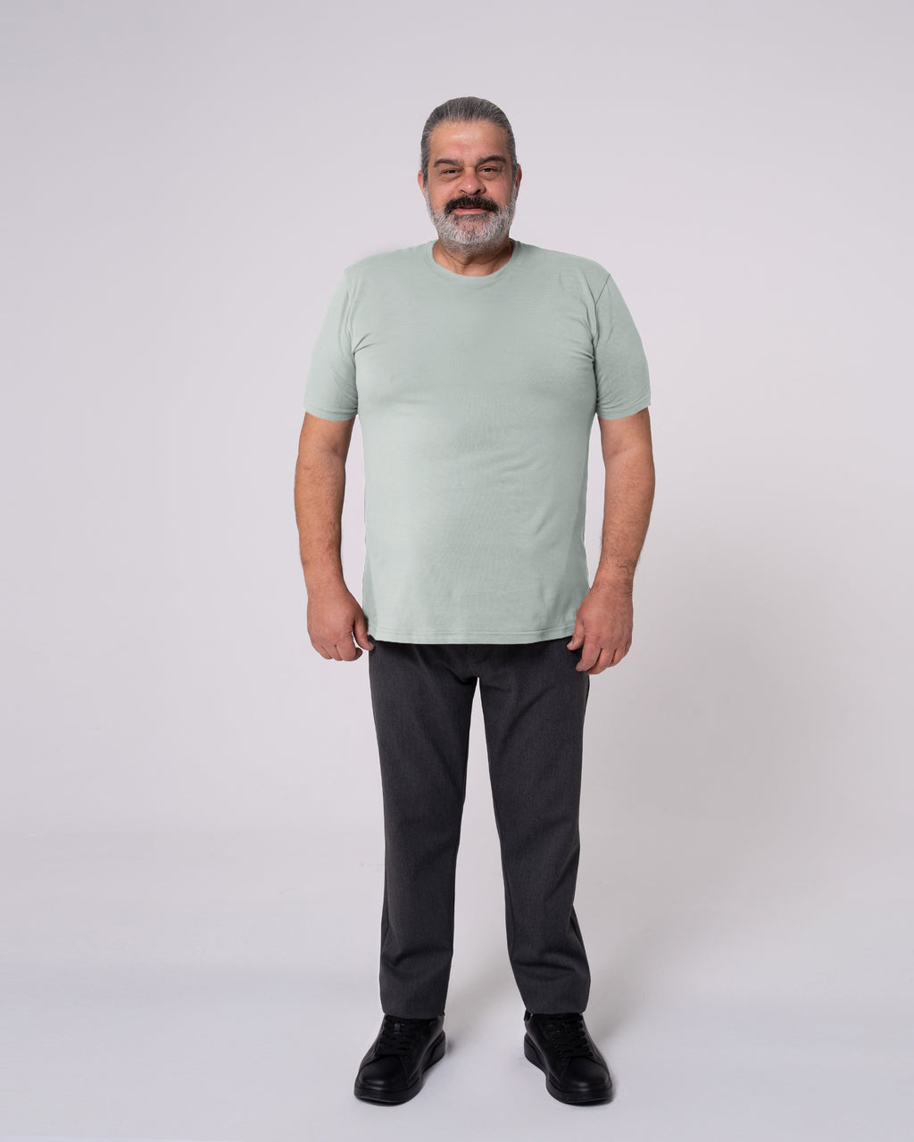 Mint Bisiklet Yaka Tişört
