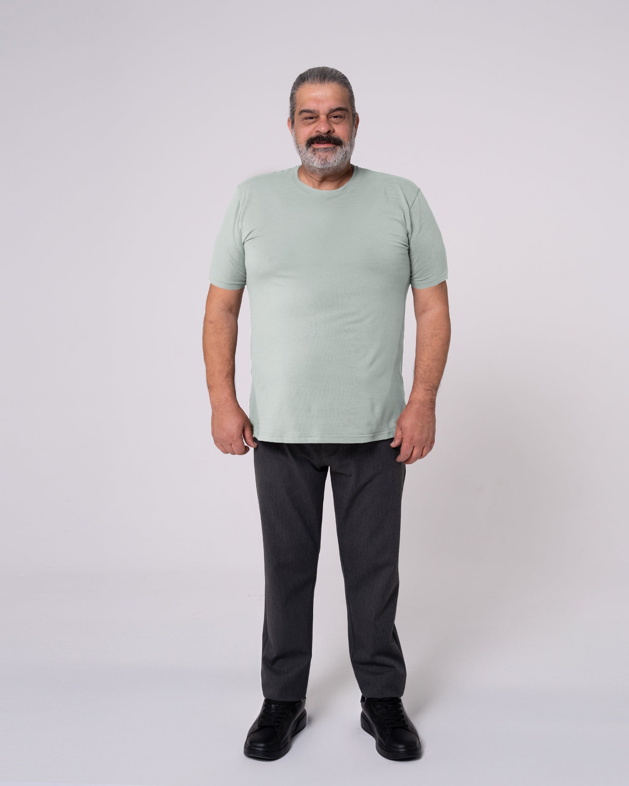 Mint Bisiklet Yaka Tişört Craftlabel