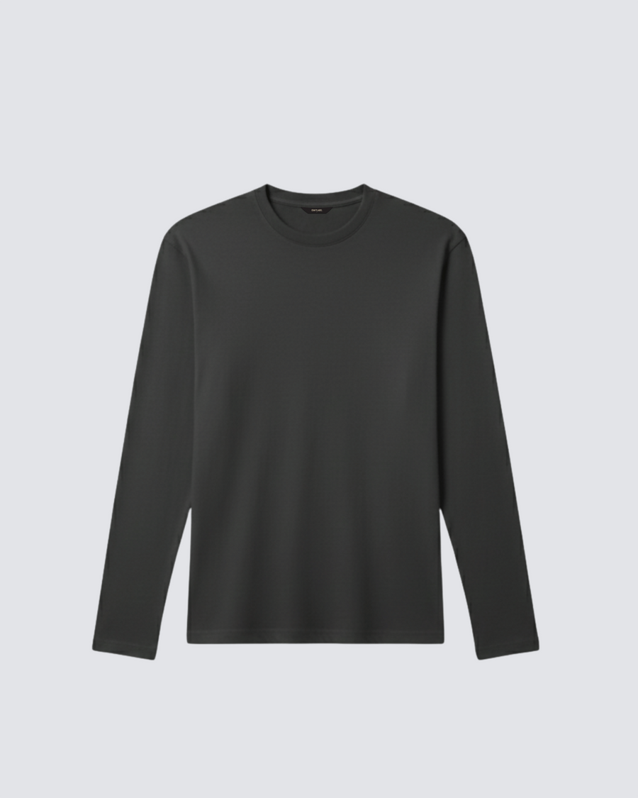 Antrasit Uzun Kollu Tişört