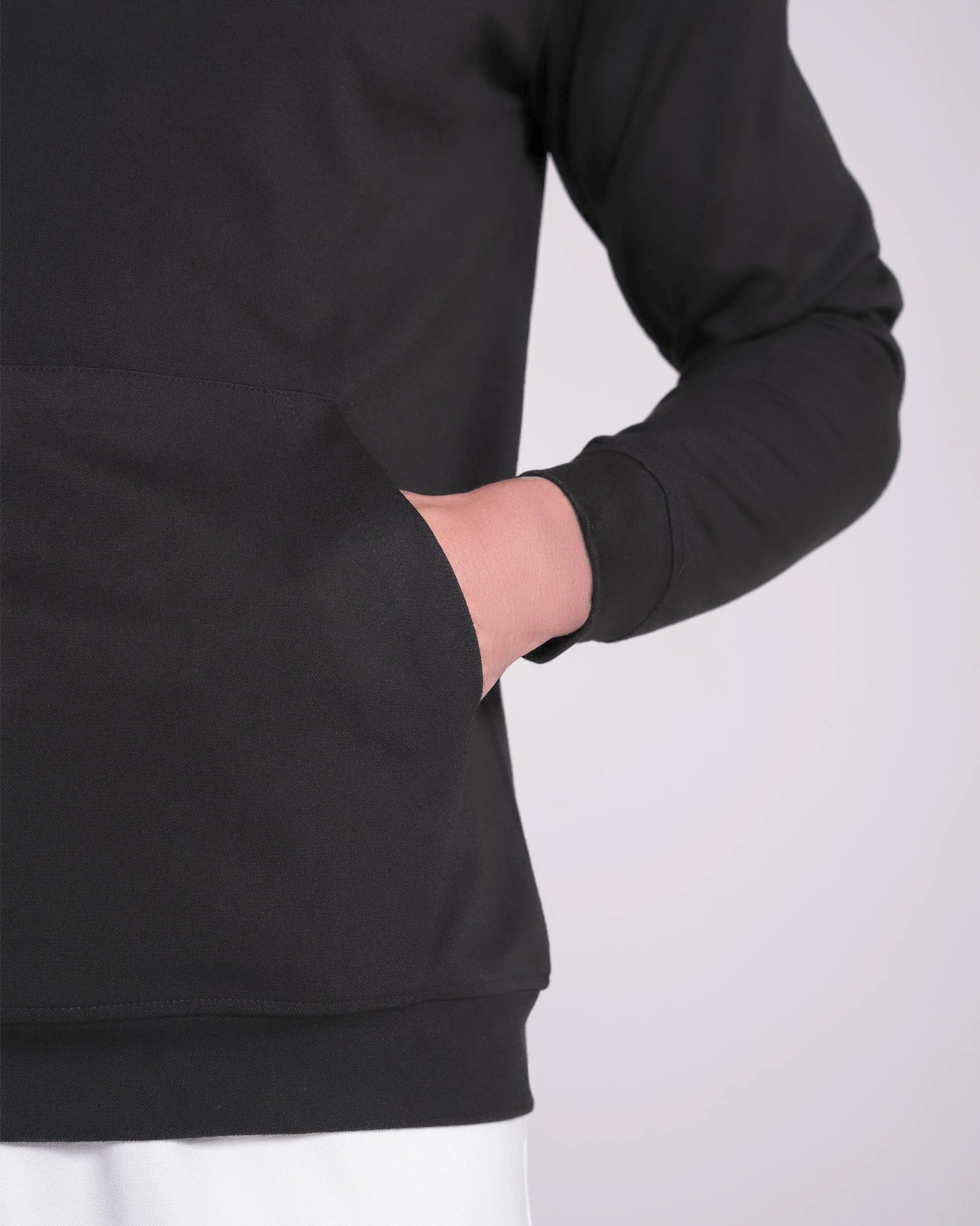 Antrasit Kapüşonlu Sweatshirt