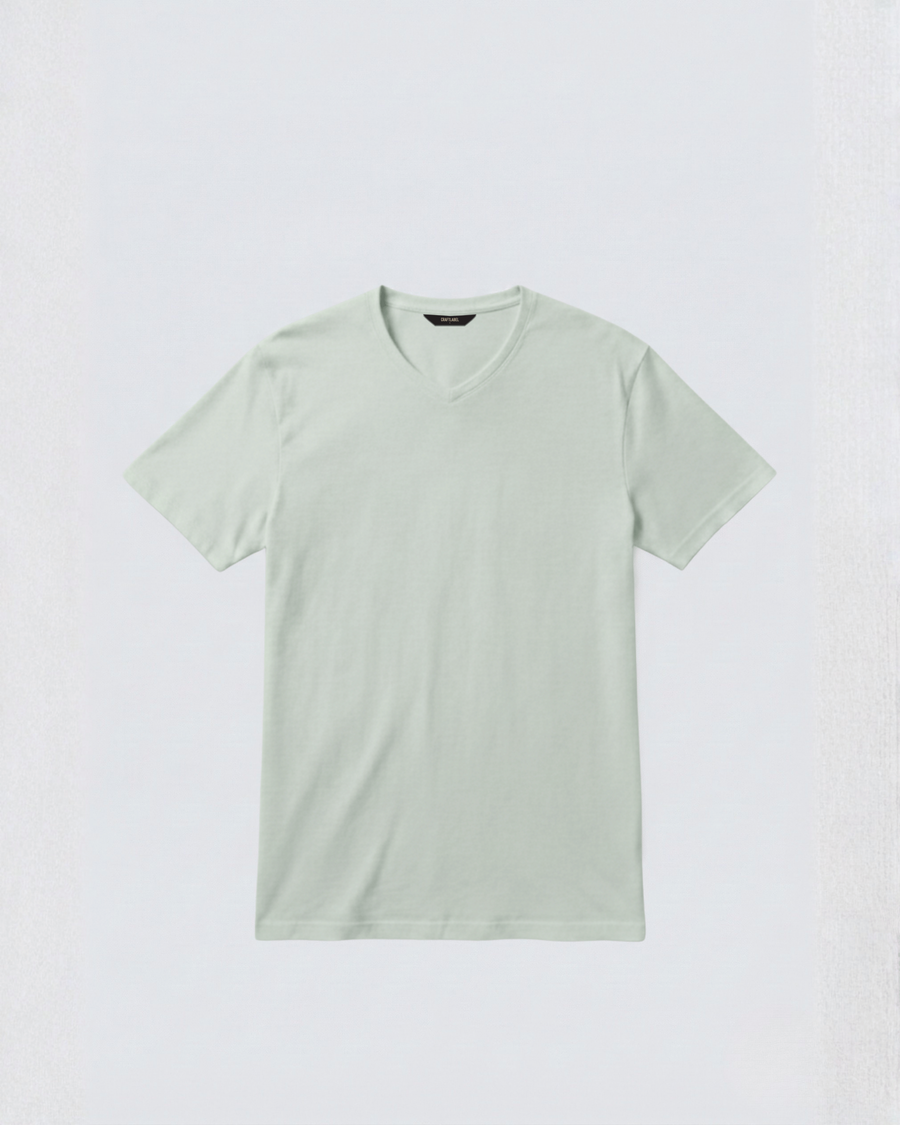 Mint V Yaka Tişört