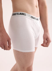 Beyaz Boxer (3'lü) Craftlabel