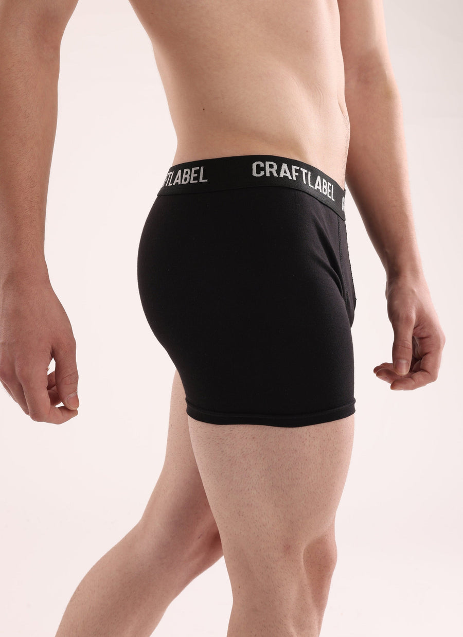 Siyah Boxer (3'lü) Craftlabel