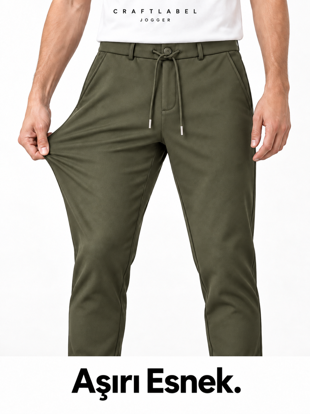 Haki Jogger Pantolon