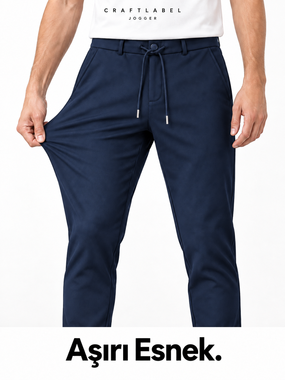 Lacivert Jogger Pantolon
