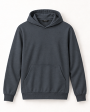Antrasit Kapüşonlu Sweatshirt