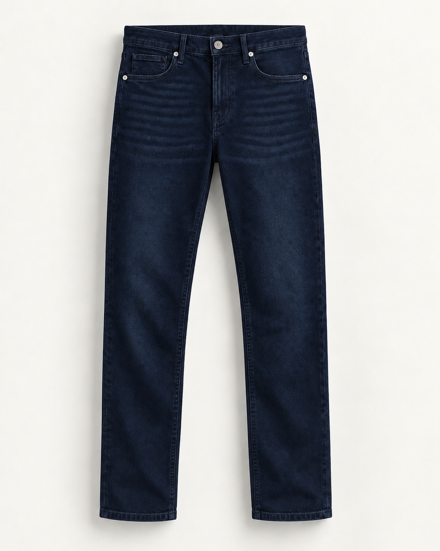 Koyu Lacivert Comfort Fit Kot Pantolon