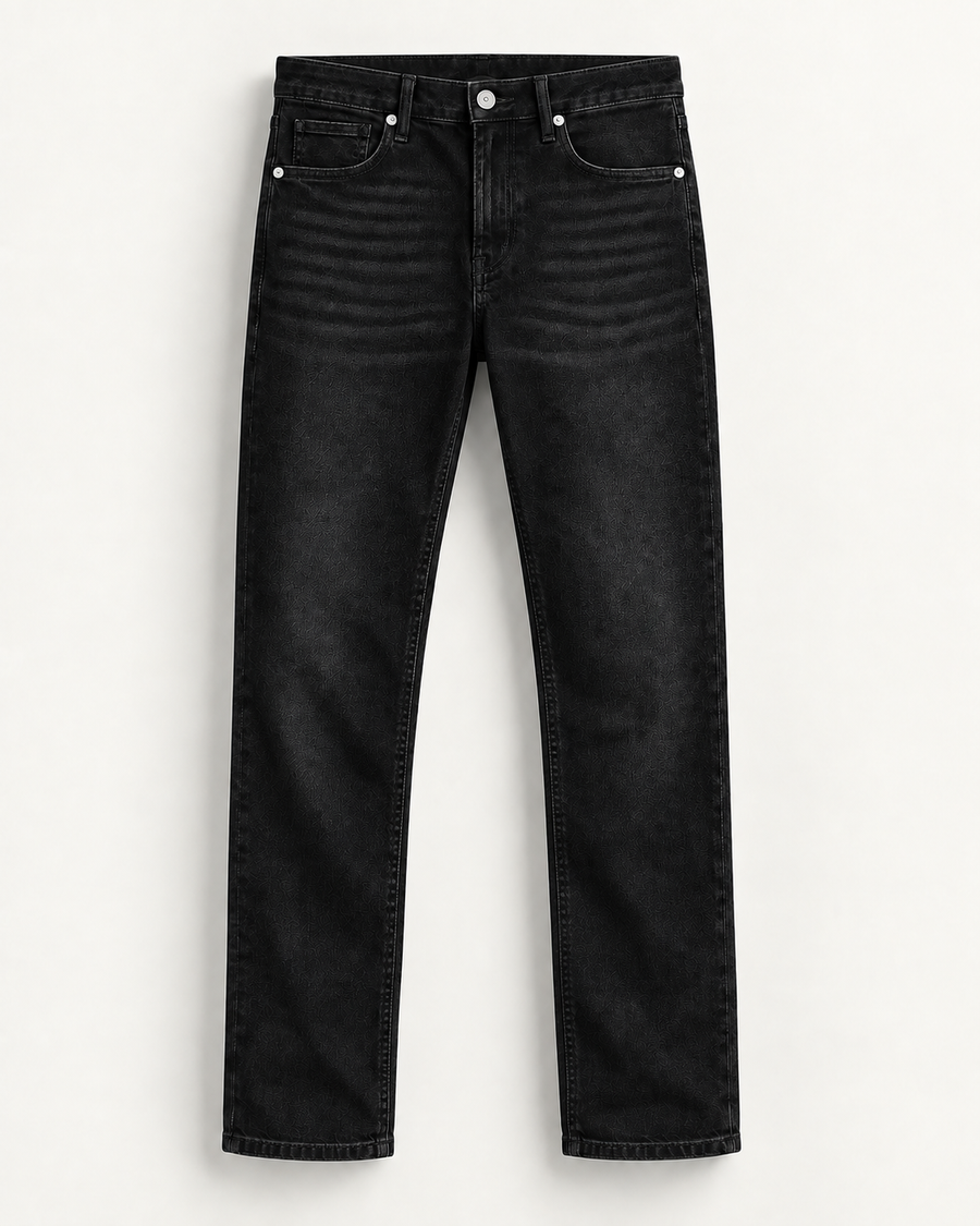 Siyah Comfort Fit Kot Pantolon
