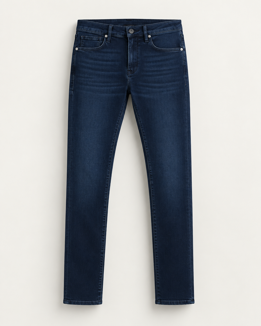 Lacivert Slim Fit Kot Pantolon