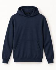 Lacivert Kapüşonlu Sweatshirt