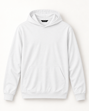 Ekru Kapüşonlu Sweatshirt
