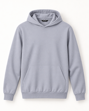 Gri Kapüşonlu Sweatshirt