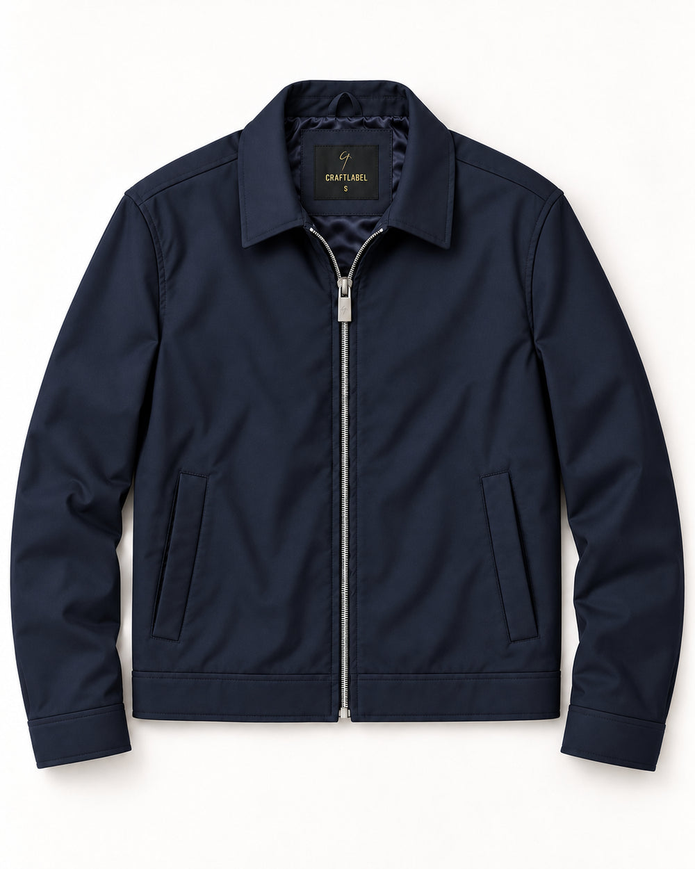 Craftlabel Fermuarlı Yakalı Ceket — Koyu Lacivert