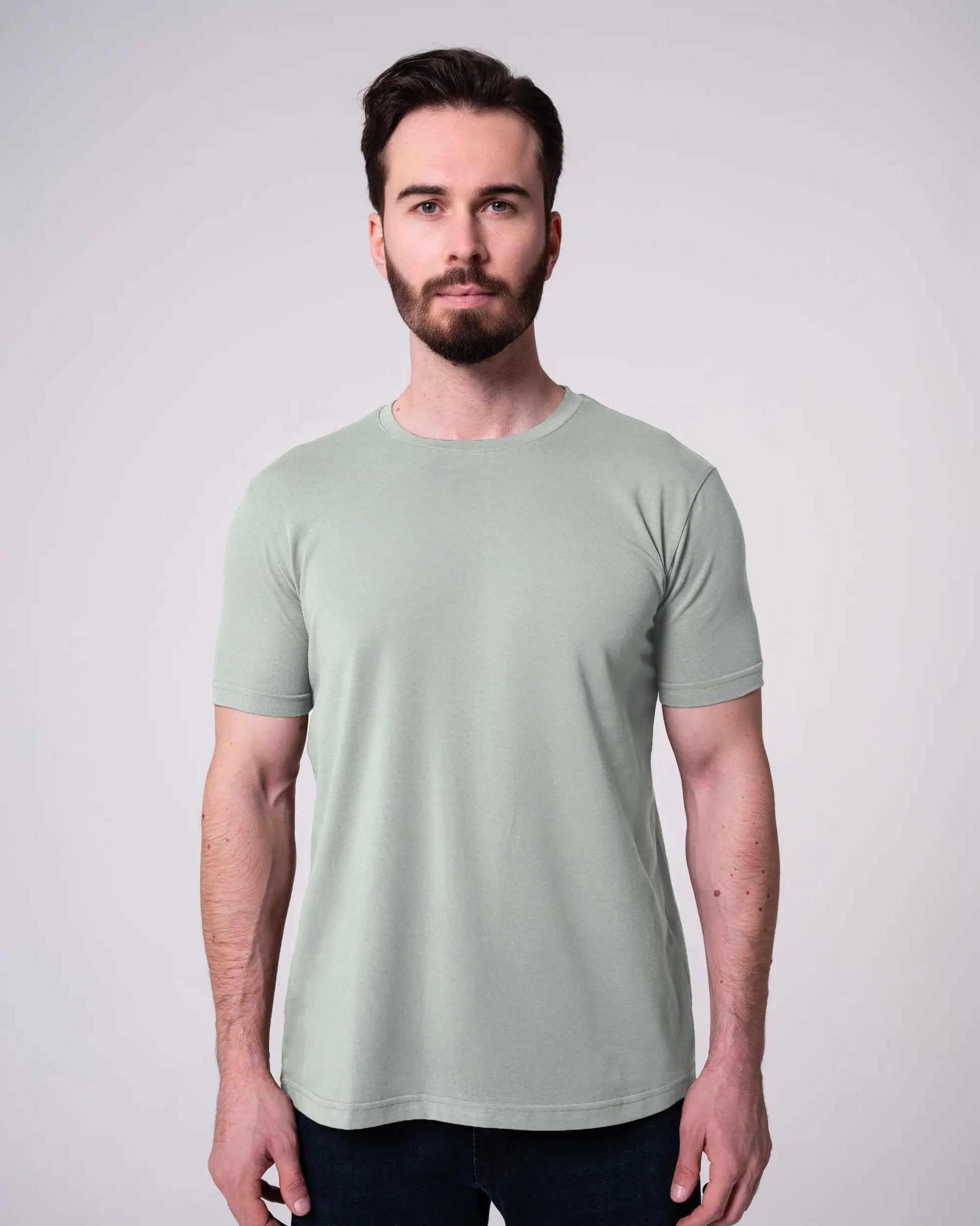 Mint Bisiklet Yaka Tişört Craftlabel