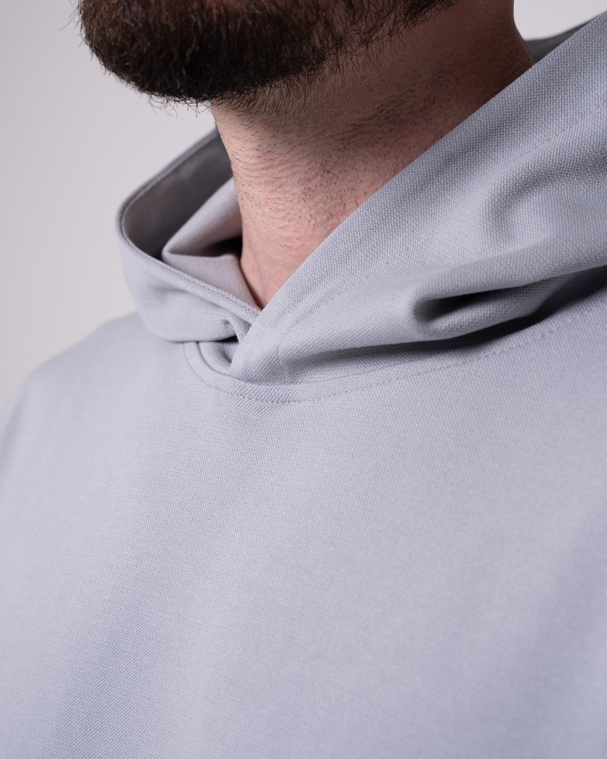 Gri Kapüşonlu Sweaatshirt Craftlabel