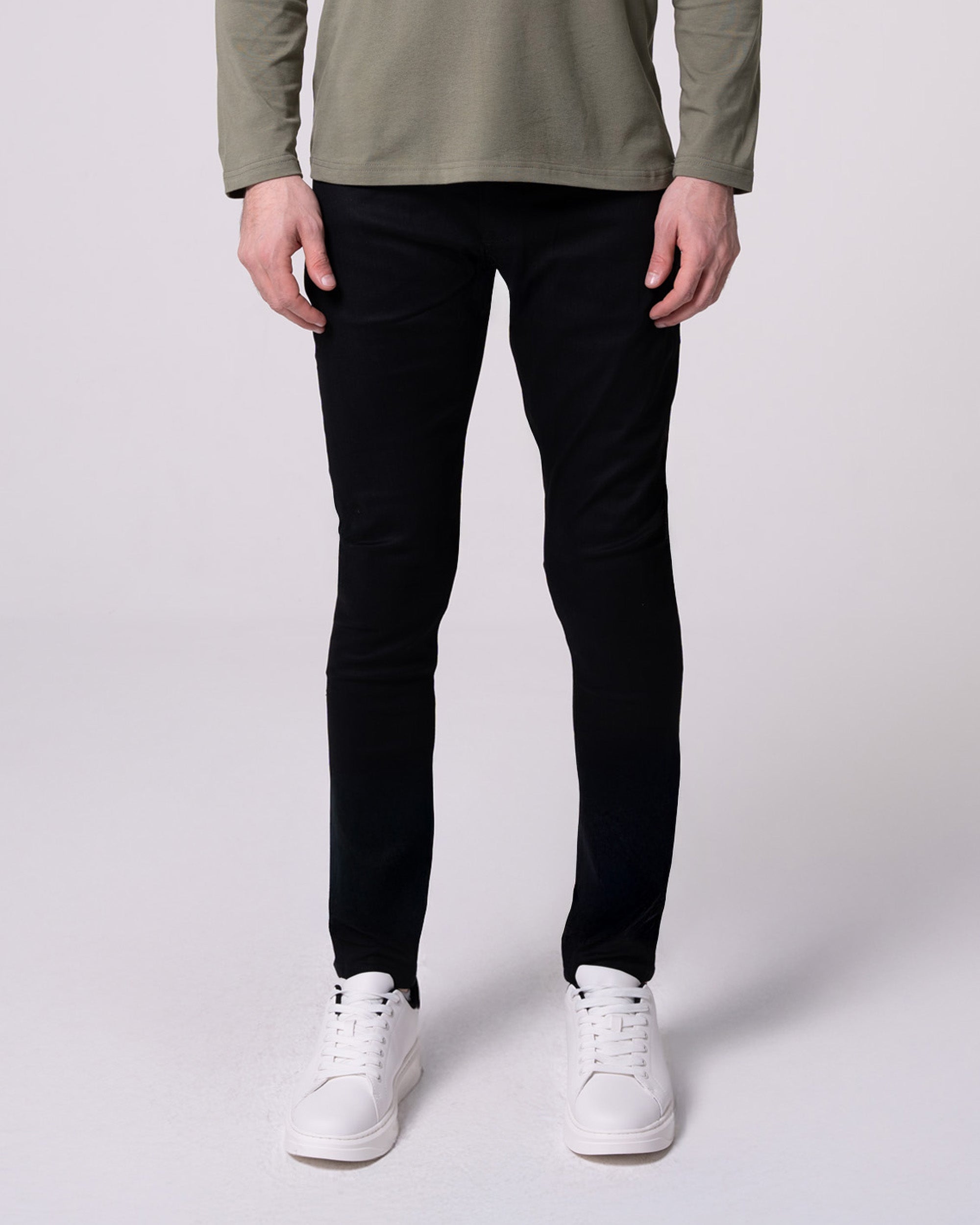 Siyah Slim Fit Kot Pantolon Craftlabel