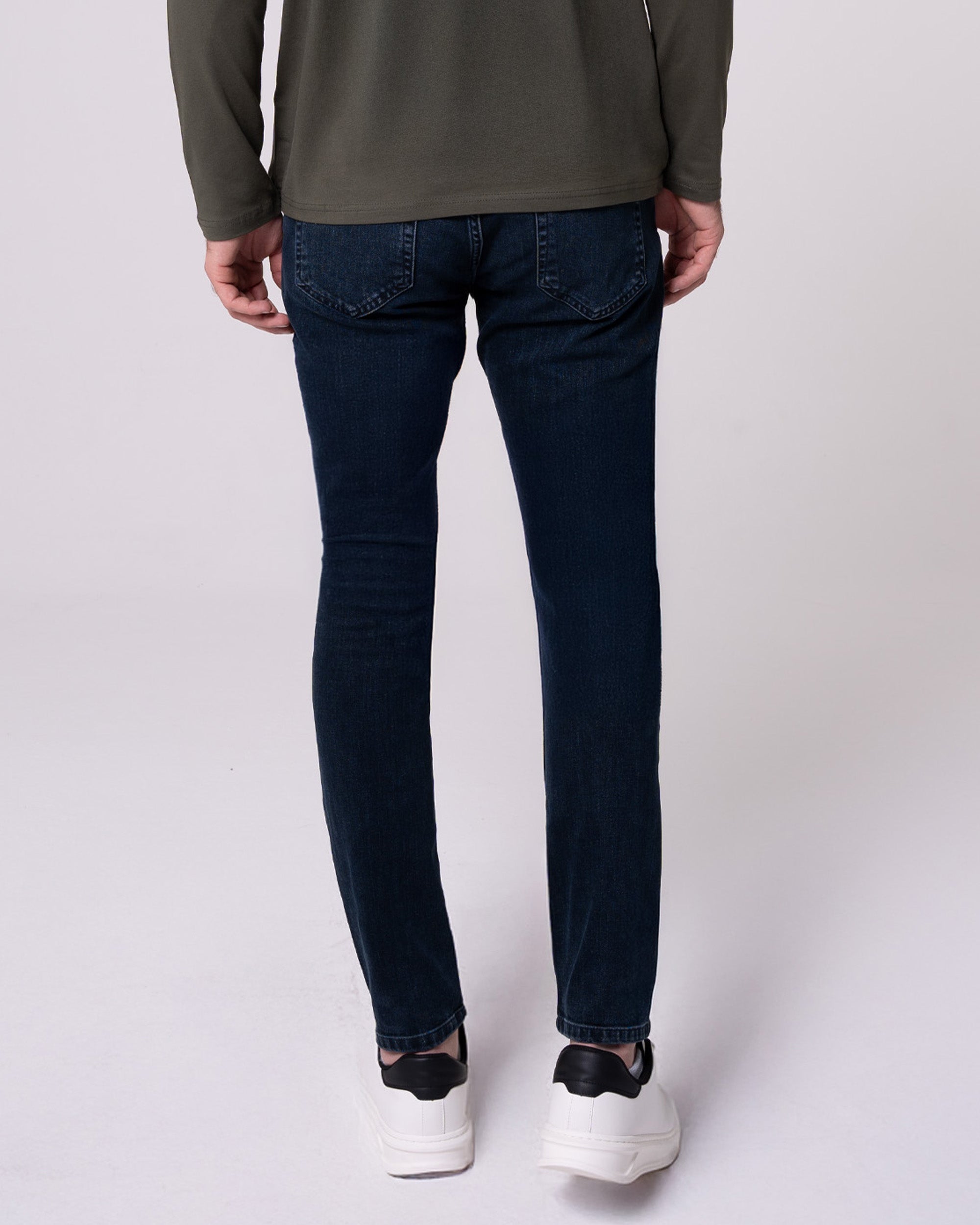 Koyu - Lacivert Slim Fit Kot Pantolon Craftlabel