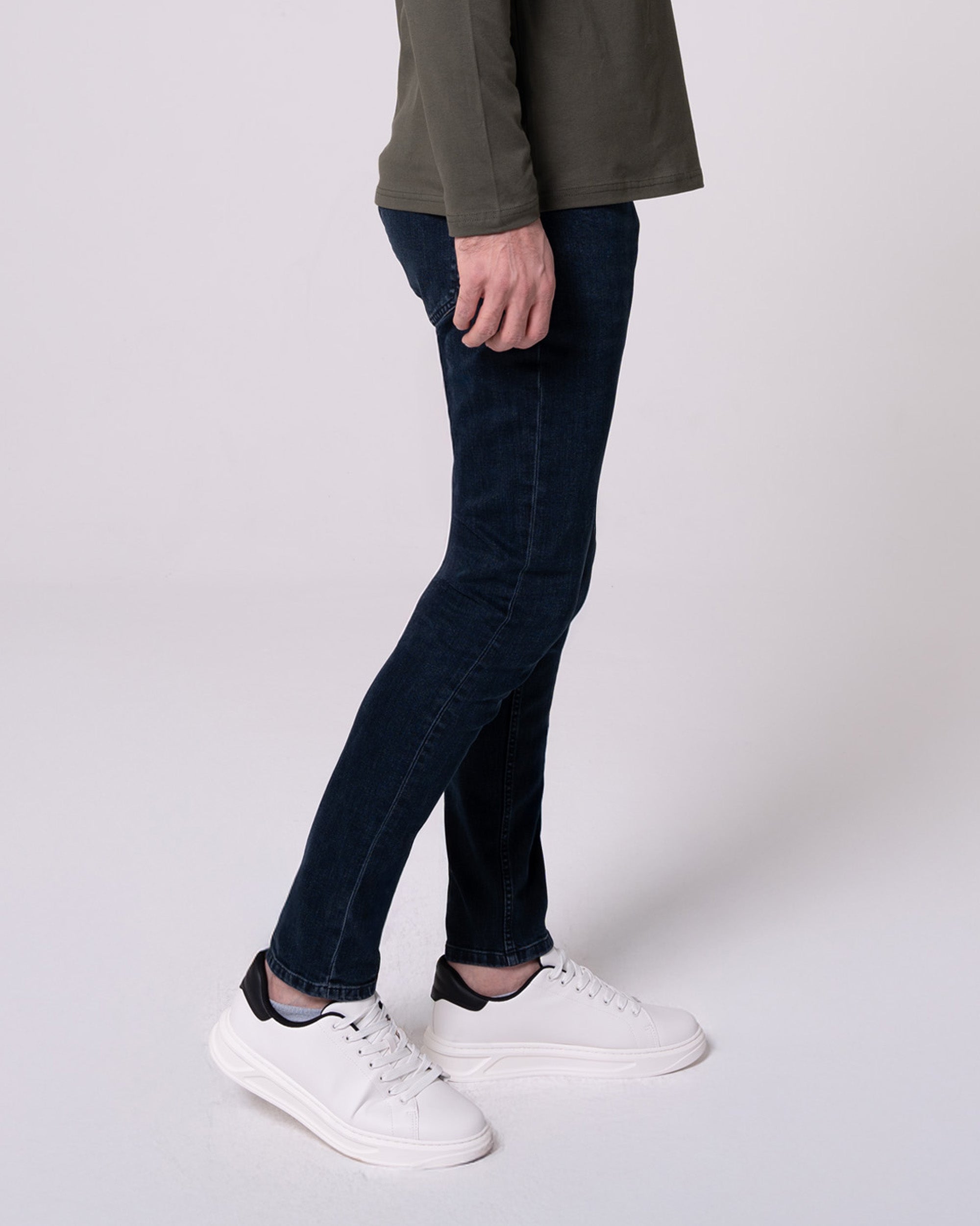Koyu - Lacivert Slim Fit Kot Pantolon Craftlabel