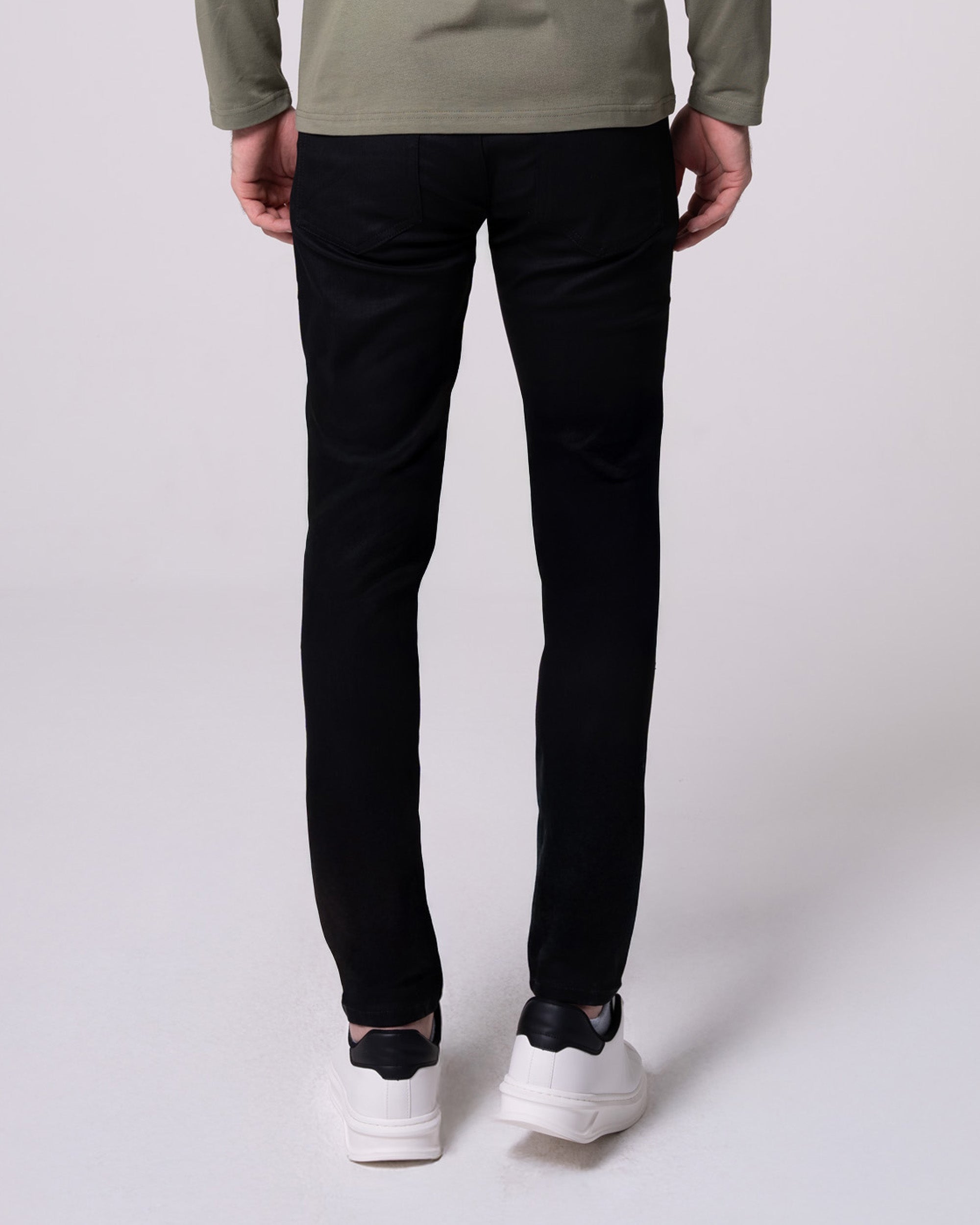 Siyah Slim Fit Kot Pantolon Craftlabel