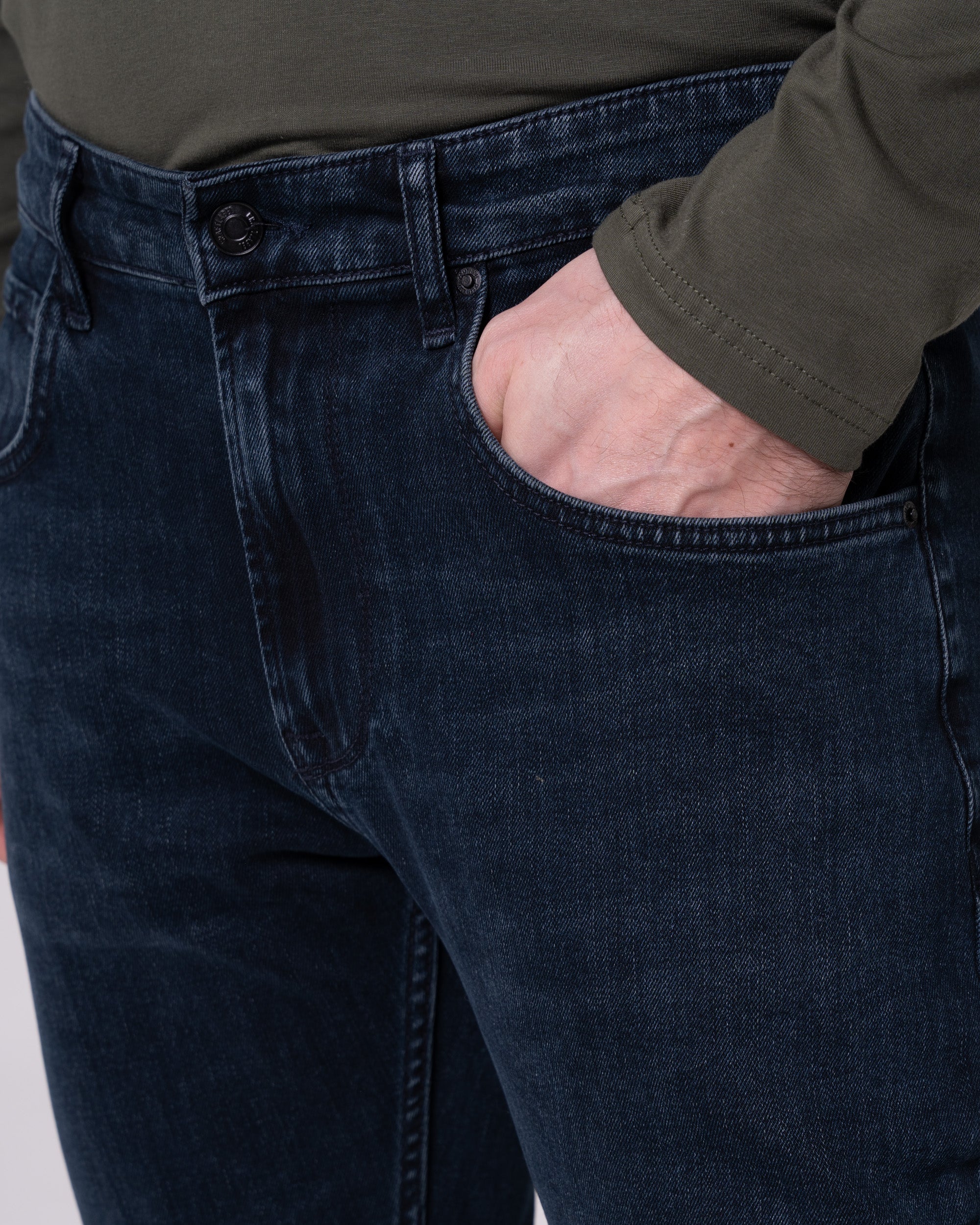 Koyu - Lacivert Slim Fit Kot Pantolon Craftlabel