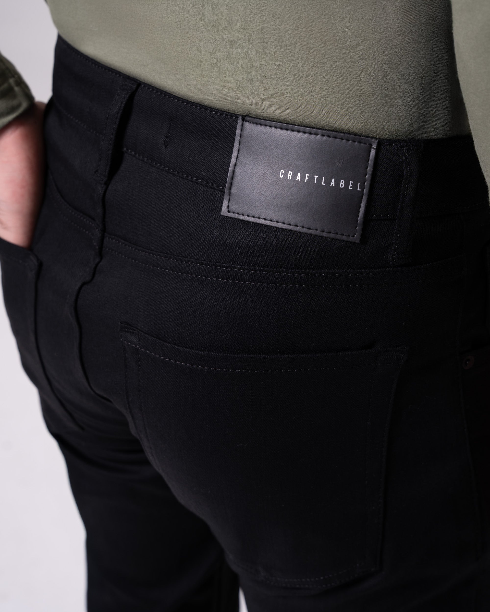 Siyah Slim Fit Kot Pantolon Craftlabel