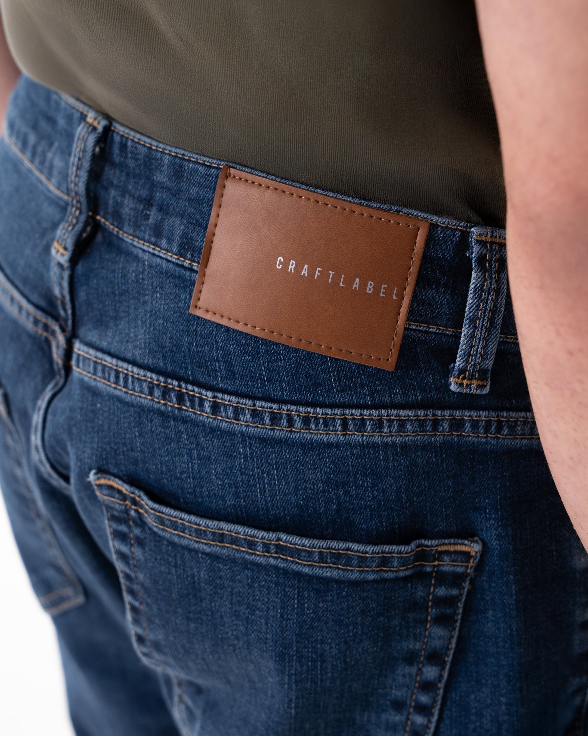 Lacivert Slim Fit Kot Pantalon Craftlabel
