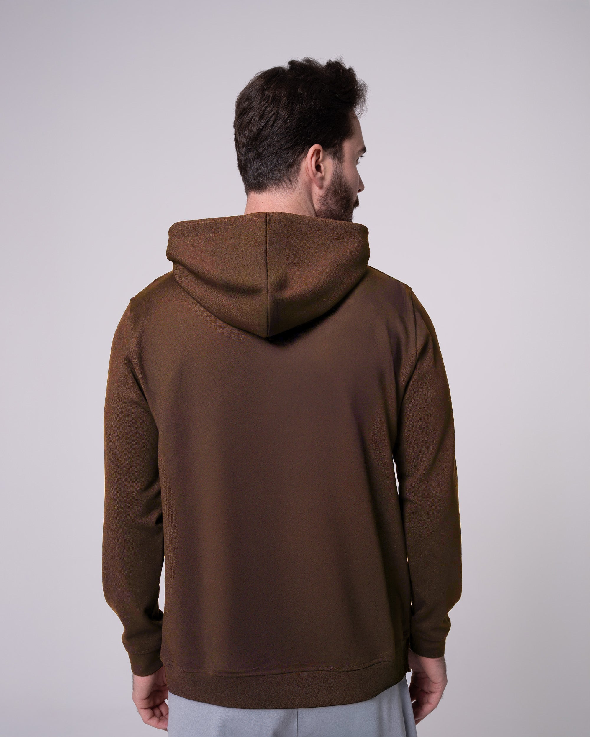Kahverengi Kapüşonlu Sweatshirt Craftlabel