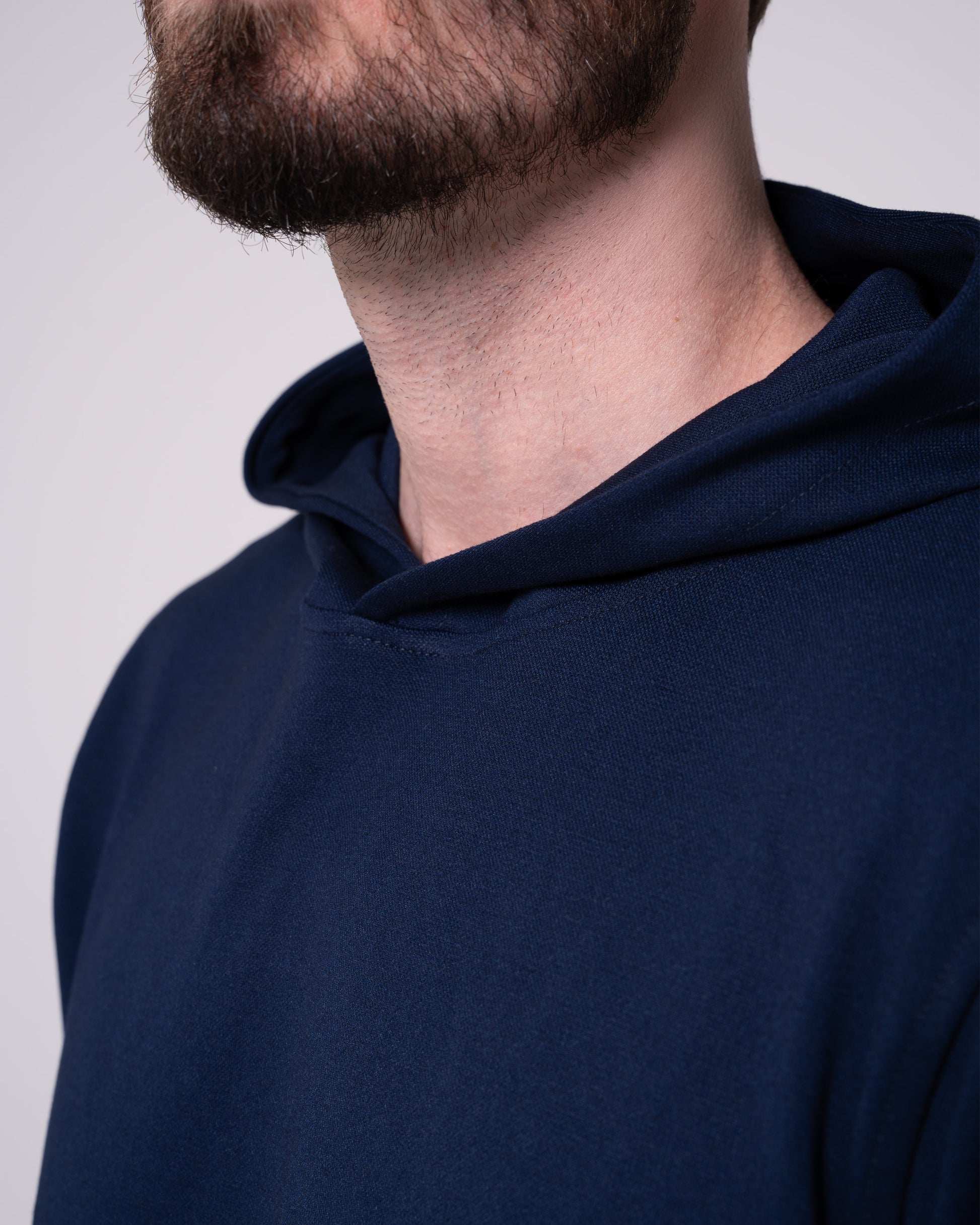 Lacivert Kapüşonlu Sweatshirt