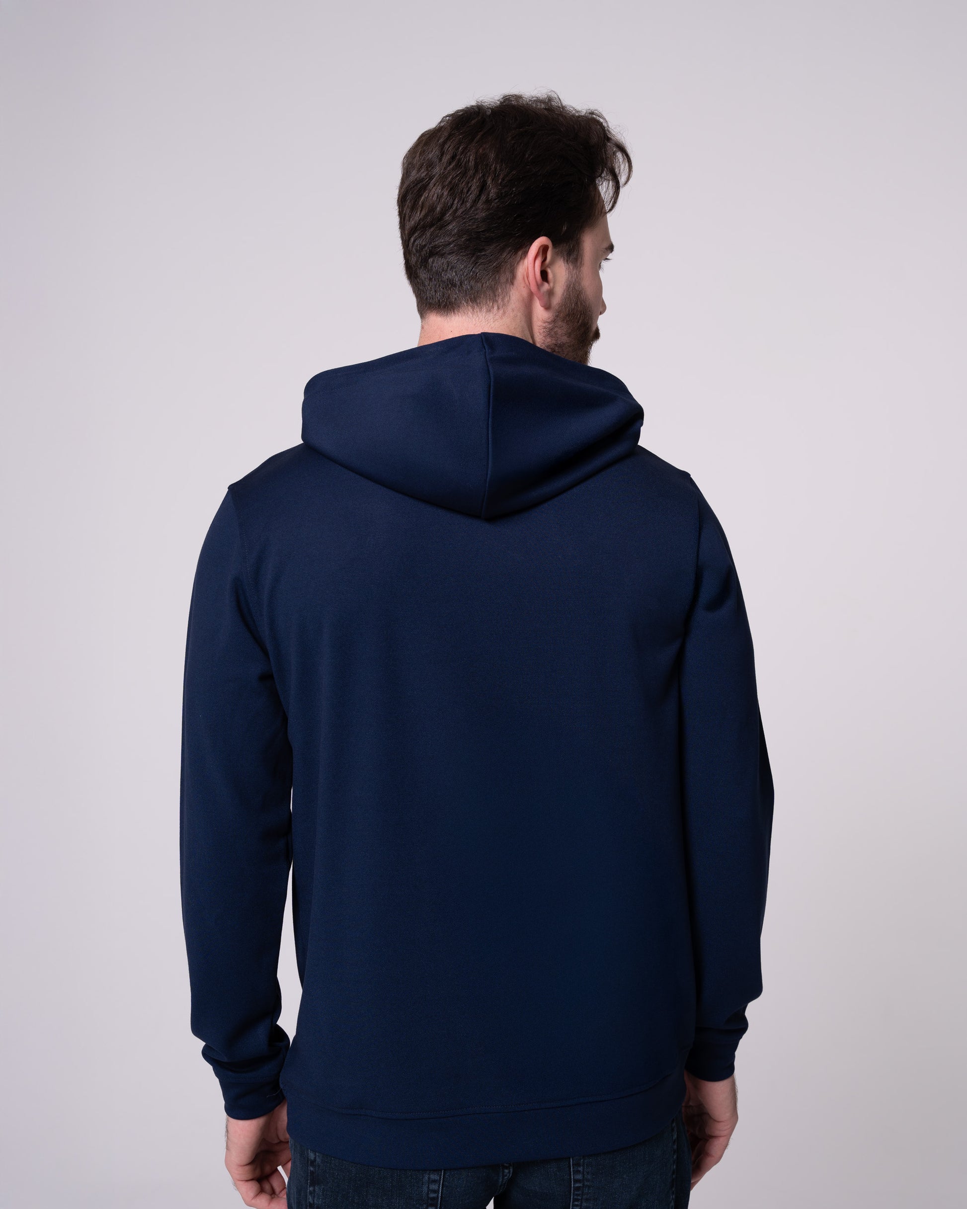 Lacivert Kapüşonlu Sweatshirt