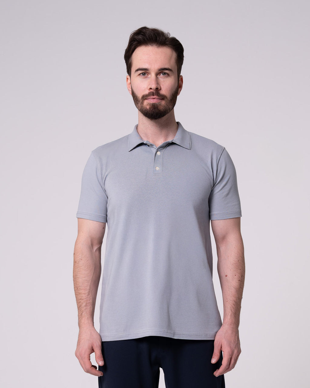 Gri Polo Yaka Tişört Craftlabel