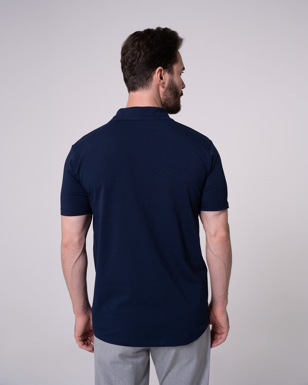 Lacivert Polo Yaka Tişört