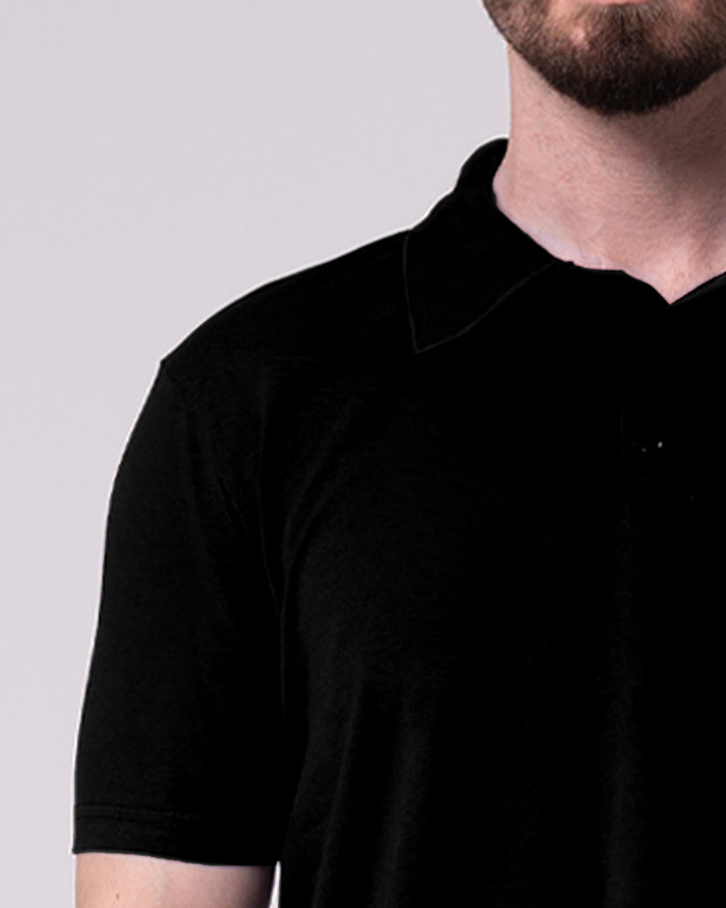 Siyah Polo Yaka Tişört