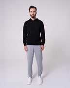 Siyah Kapüşonlu Sweatshirt
