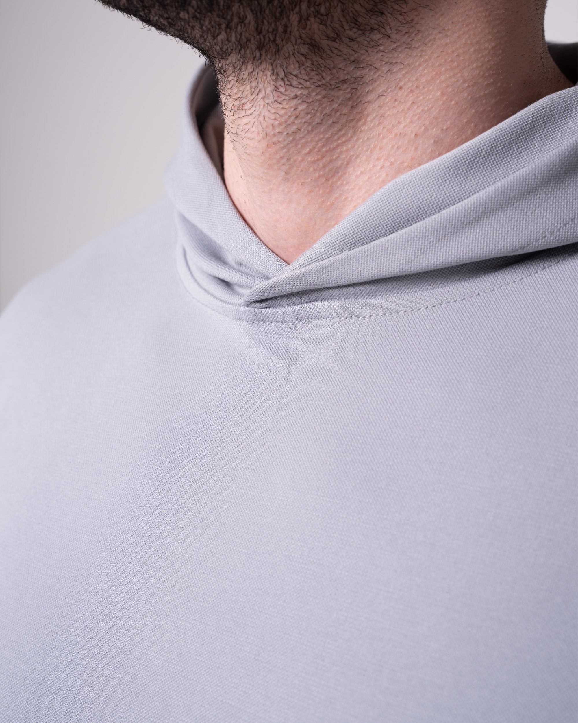 Gri Kapüşonlu Sweaatshirt Craftlabel