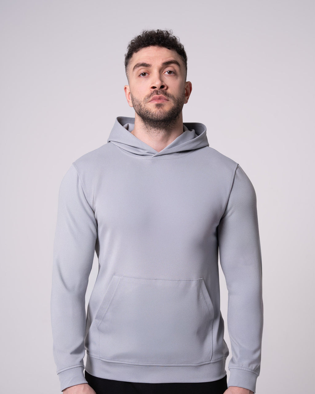 Gri Kapüşonlu Sweaatshirt Craftlabel