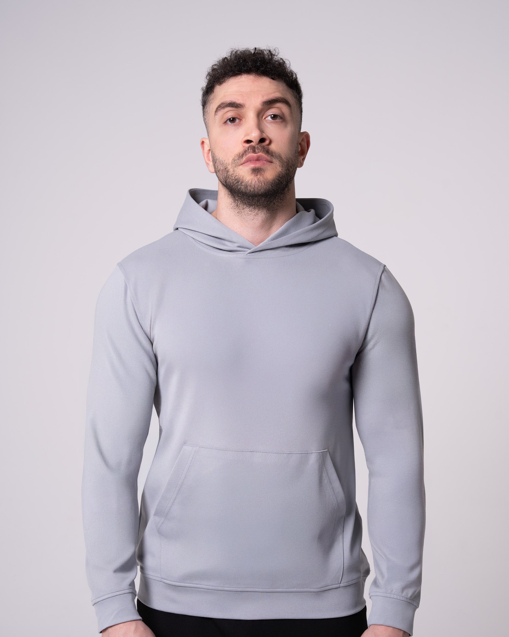 Gri Kapüşonlu Sweaatshirt Craftlabel