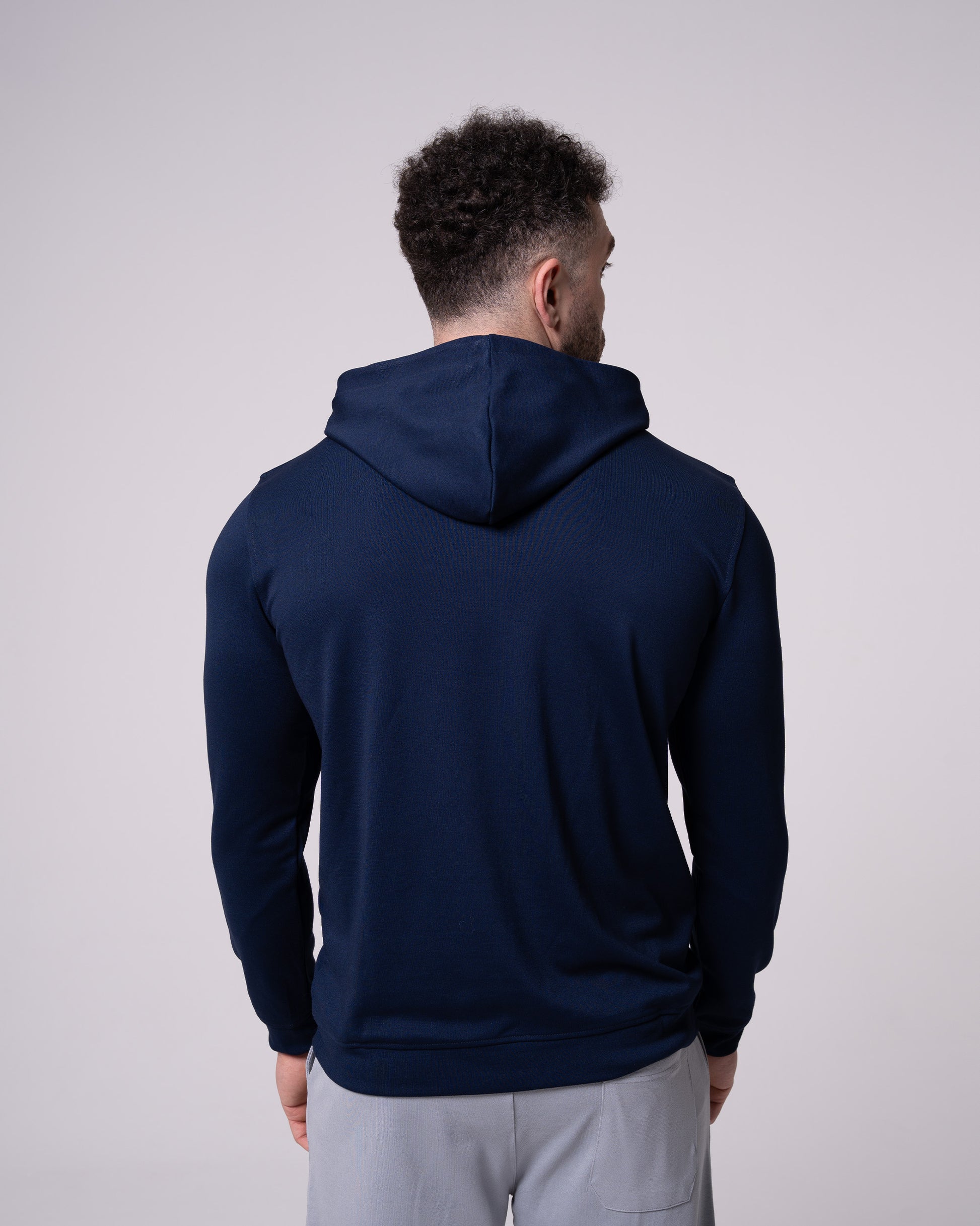 Lacivert Kapüşonlu Sweatshirt