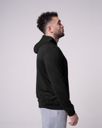 Siyah Kapüşonlu Sweatshirt