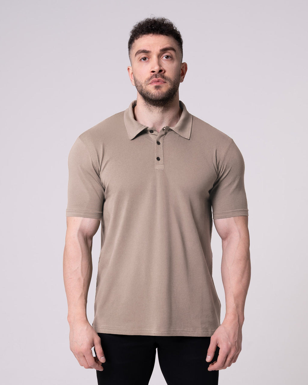 Taş Rengi Polo Yaka Tişört Craftlabel