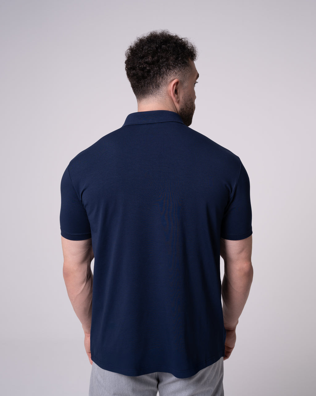 Lacivert Polo Yaka Tişört